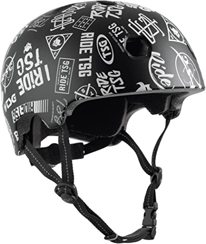 TSG Meta Graphic Design Helm Kinder schwarz/weiß von TSG