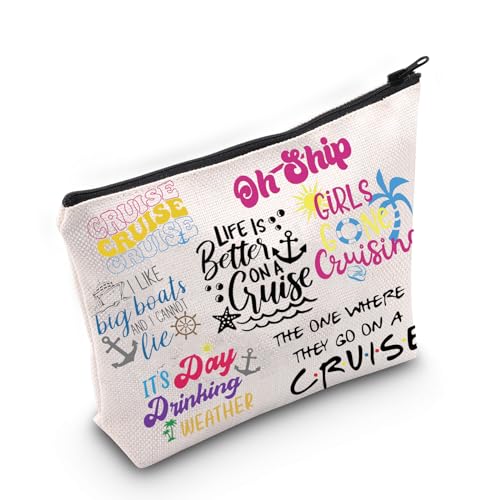 Cruising Gift Cruising Trip Travel Bag Cruise Cabin Gift Ocean Cruise Vacation Getaway Makeup Bags Cruise Hangover Kit Bachelorette Cruise Cruise Gift, Cruising Bag, Kosmetiktaschen von TSOTMO