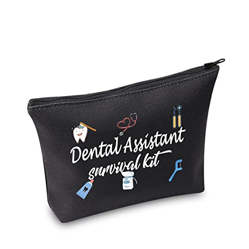 Dental Assistant Gifts Nurse Gifts Physician Assistant Gift Dental Assistant Survival kit Cosmetic Bags Dental Hygienist Gift, U-dental Blk, Kosmetiktaschen von TSOTMO