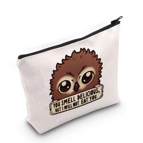 Game Merch Geschenk Eule Bär, Reißverschluss, Tasche für BG3-Fans, Druiden-Geschenk, Eulenbär, DND-Geschenk, Karlach- oder Astarion-Fans, Eat You, Kosmetiktaschen von TSOTMO