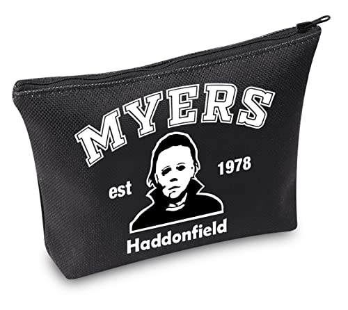 TSOTMO Horror Movie Merchandise Make-up Case Myers Halloween Kosmetiktasche Geschenk für Horrorfilme Fans, Myers, Kosmetiktasche von TSOTMO