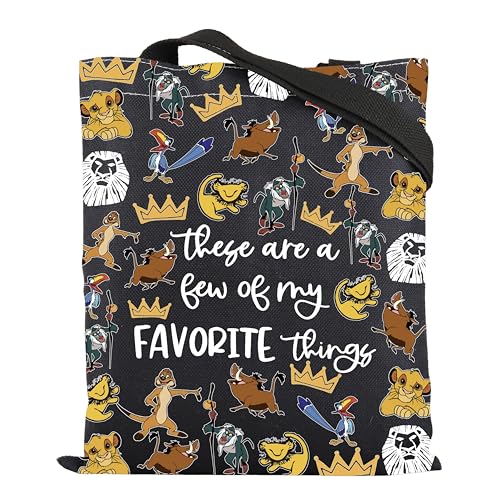 TSOTMO Lion Inspire Geschenk-Tragetasche, Motiv: Löwenliebhaber, Tierreich, Geschenk, Cartoon-Fans, Handtasche, Tierkönig, Filmmerch, Lion Tote Blk, medium TSOTMO Lion Inspire Geschenk-Tragetasche, Motiv: Löwenliebhaber, Tierreich, Geschenk, Cartoon-Fans, Handtasche, Tierkönig, Filmmerch, Lion Tote Blk, medium von TSOTMO