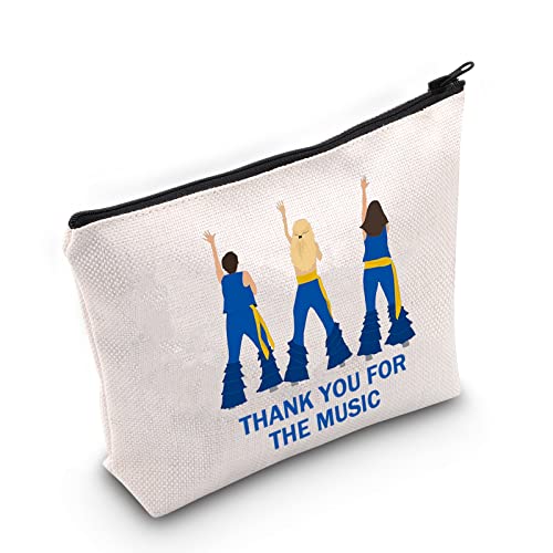 TSOTMO Musik-Make-up-Tasche, Geschenk Donna und The Dynamos Broadway, Geschenk mit Reißverschluss für Musik-Drama-Fans, Musikliebhaber, Geschenk, Danke Musik von TSOTMO