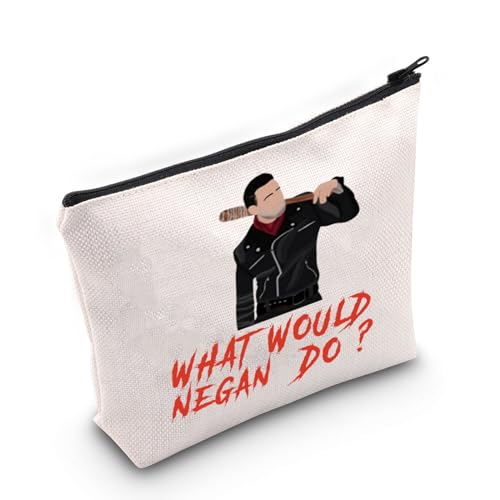 TV-Show-Merch-Kosmetiktasche mit Reißverschluss, Negan-Tasche, TV-Show, Negan-Geschenk, TWD-Geschenk, Horror, Zombie-Geschenk, Negan Do, Kosmetiktaschen von TSOTMO