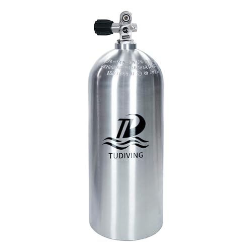 TUDIVING-8L Aluminium-Tauchflasche, 4500Psi 300Bar Tauchflasche, Tauch-Hochdruckflasche mit Tauchventil TUDIVING-8L Aluminium-Tauchflasche, 4500Psi 300Bar Tauchflasche, Tauch-Hochdruckflasche mit Tauchventil von TUDIVING