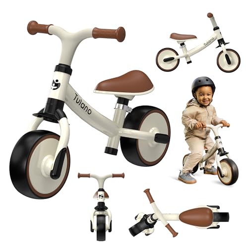 TULANO Scout 15 Cream | Kinder Laufrad Lauflernrad Erstes Fahrrad Kinderfahrrad | 18-48 Monate | ohne Pedal mit 2 Rädern Breite Reifen | höhenverstellbarer Sattel Lenkradschloss | Ultraleicht | Beige TULANO Scout 15 Cream | Kinder Laufrad Lauflernrad Erstes Fahrrad Kinderfahrrad | 18-48 Monate | ohne Pedal mit 2 Rädern Breite Reifen | höhenverstellbarer Sattel Lenkradschloss | Ultraleicht | Beige von TULANO