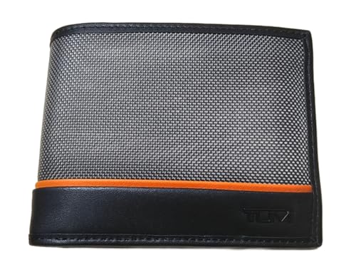 TUMI 121030 Global Grey/Black/Orange Removable Passcase With ID Slot Men's Wallet, GRAU, Geldbörse von TUMI