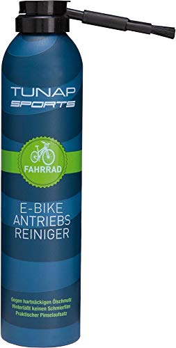 Tunap Sports E-Bike Antriebsreiniger, 300 ml Perfekte Reinigung von Kette und Ritzel am Elektrorad Pinselbürste gegen Fingerverschmieren von TUNAP SPORTS