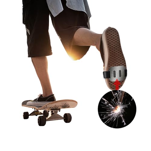 Feuerstein-Pad Funken für Skateboards, Motorräder und Fahrrad-Skateboard-Zubehör, Fahrrad-Pack-Essentials, Reibungsfunken-Werkzeug von TUOBITUO