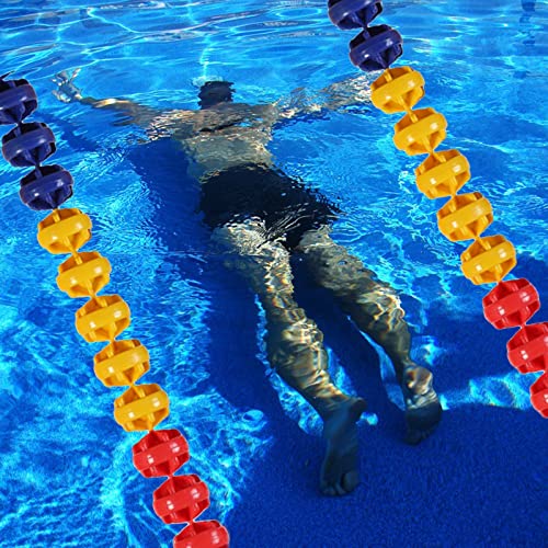 1/3/5/8/10 m Pool-Sicherheitsseil und Schwimmer-Set, schwimmende Kordon-Pool-Sicherheitstrenner-Schwimmleinen, für Einfahrten, Schwimmbereiche (Size : 1m/3.3ft) von TUOYIBO