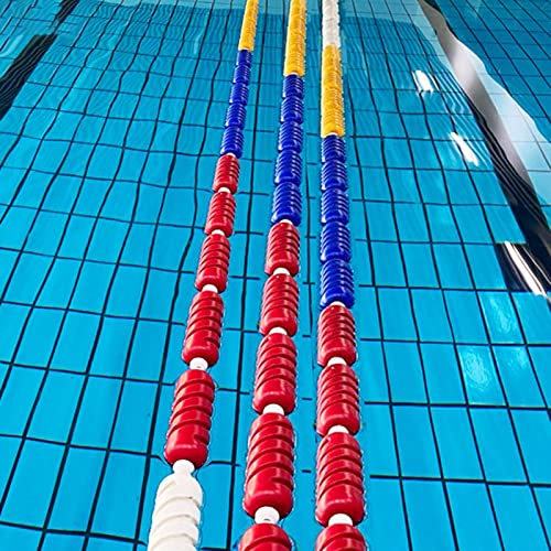 Schwimmleine aus Seil für Innenschwimmbäder mit Haken, Sicherheitsseil aus Polyethylen für Gefahrenbereiche, Schwimmkörperhalter für das Fitnessstudio im Haushalt, den Strand, einfach zu ins von TUOYIBO