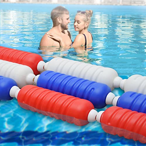 TUOYIBO Schwimmende Trennseile für Pools, verschleißfeste und Kratzfeste Schwimmleine, sicheres Zubehör für eingebaute/oberirdische Schwimmbecken, Durchmesser 6 cm (Farbe: Nylonseil, Größe: von TUOYIBO