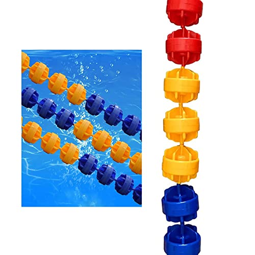 TUOYIBO Schwimmer-Trennseil für Pools, schwimmende Bojenleinen für tiefes/flaches Ende, für Schwimmtrainingswettkämpfe/Bootfahren, Länge 1 2 3 4 5 6 7 8 9 10 m (Farbe: Nylonseil, Größe: 3 m/ von TUOYIBO