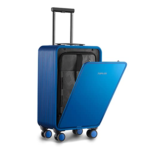 TUPLUS Koffer Aluminium Trolley Rollkoffer mit 4 Rollen Reisekoffer Handgepäck Hartschalenkoffer,Sofortige Serie,58.5×34.5×20.8cm/33L,Blau TUPLUS Koffer Aluminium Trolley Rollkoffer mit 4 Rollen Reisekoffer Handgepäck Hartschalenkoffer,Sofortige Serie,58.5×34.5×20.8cm/33L,Blau von TUPLUS