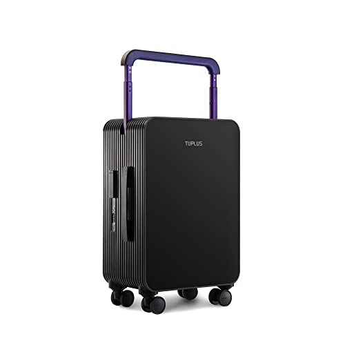 TUPLUS Koffer Trolley ABS Reisekoffer mit 4 Rollen Handgepäck Hartschale Rollkoffer Mittelgroß, Balance Serie(55,5cm-33L,Schwarz) TUPLUS Koffer Trolley ABS Reisekoffer mit 4 Rollen Handgepäck Hartschale Rollkoffer Mittelgroß, Balance Serie(55,5cm-33L,Schwarz) von TUPLUS