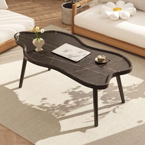 TUPOSTAR Moderner Couchtisch in Wolkenform, Beistelltisch Aus Der Mitte des Jahrhunderts, Minimalistischer Couchtisch, Niedlicher Couchtisch, Für Wohnzimmer, Schlafzimmer,A,80cm von TUPOSTAR