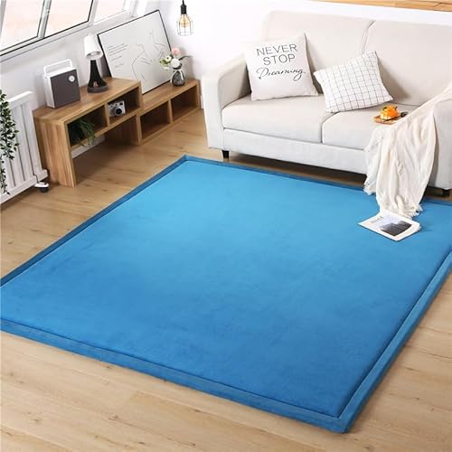 TUPOSTAR Rutschfester Boden Teppich, Yogamatten-Trainingsunterlagen, Sofa-Wohnzimmerteppich, Rutschfester Wohnzimmer Boden Teppich, Für Sport Und Krabbeln,07,200 * 200cm von TUPOSTAR