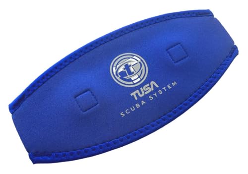 Tusa Mask Strap Cover Blau von TUSA