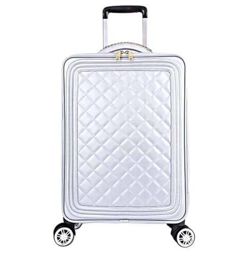 TUVTIWAA Koffer, leichtes, tragbares Reisegepäck, weiches, aufrecht stehendes, Robustes Handgepäck mit 4 Spinner-Rädern, Damen-Trolley von TUVTIWAA