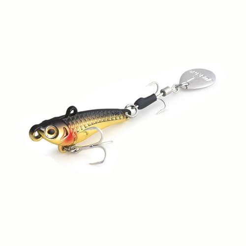 TUXIBIN Jig Spinner, Angelköder, Kunstköder, Spinnköder, Künstlicher Köder, Spinnerbait, Angelhaken für Barsch, Forelle, Hecht, Zander, Wels, Döbel 1-4/10g TUXIBIN Jig Spinner, Angelköder, Kunstköder, Spinnköder, Künstlicher Köder, Spinnerbait, Angelhaken für Barsch, Forelle, Hecht, Zander, Wels, Döbel 1-4/10g von TUXIBIN