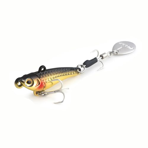TUXIBIN Jig Spinner, Angelköder, Kunstköder, Spinnköder, Künstlicher Köder, Spinnerbait, Angelhaken für Barsch, Forelle, Hecht, Zander, Wels, Döbel 1-4/20g TUXIBIN Jig Spinner, Angelköder, Kunstköder, Spinnköder, Künstlicher Köder, Spinnerbait, Angelhaken für Barsch, Forelle, Hecht, Zander, Wels, Döbel 1-4/20g von TUXIBIN