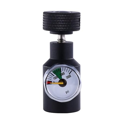 TUXING Paintball Remote Fill Adapter, Paintball ASA Fill Adapter, CO2 Air Regulator Filling Station Remote On/Off mit 3000Psi Manometer für Air Tank TUXING Paintball Remote Fill Adapter, Paintball ASA Fill Adapter, CO2 Air Regulator Filling Station Remote On/Off mit 3000Psi Manometer für Air Tank von TUXING