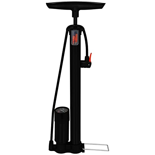 Standluftpumpe mit Manometer - Pumpe - Fahrradpumpe - Fahrradluftpumpe - Luftpumpe von TW24