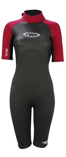 TWF Damen Xt3 Kurzärmlig, Crimson/Asphalt, 26 von TWF