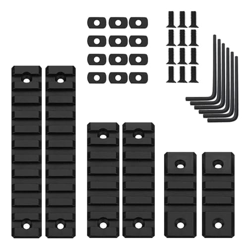TWINFALCONS Adapterschiene, 3 Schlitze, 2 7 Schlitze, 2 11 Schlitze, 2 einzelne Adapterschienen, 6061 Aluminium, Zubehör-Set mit 12 T-Muttern, 12 Schrauben und 6 Inbusschlüsseln von TWINFALCONS