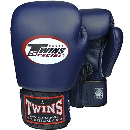 TWINS Boxhandschuhe, Leder, blau, Muay Thai, Leather Boxing Gloves, MMA Size 12 Oz TWINS Boxhandschuhe, Leder, blau, Muay Thai, Leather Boxing Gloves, MMA Size 12 Oz von TWINS