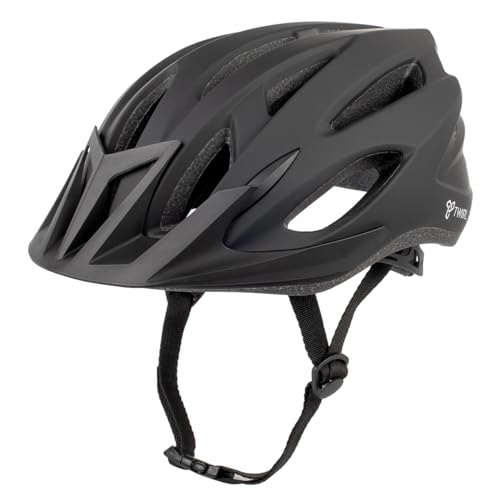 TWIRL Fahrradhelm Gravel ONE, schwarz, modernes Design, optimale Passform durch Fitsystem, Helmpolster, Belüftung, hohe Schlagfestigkeit, leicht, hochwertiges Kunststoff, 58-62 cm TWIRL Fahrradhelm Gravel ONE, schwarz, modernes Design, optimale Passform durch Fitsystem, Helmpolster, Belüftung, hohe Schlagfestigkeit, leicht, hochwertiges Kunststoff, 58-62 cm von TWIRL