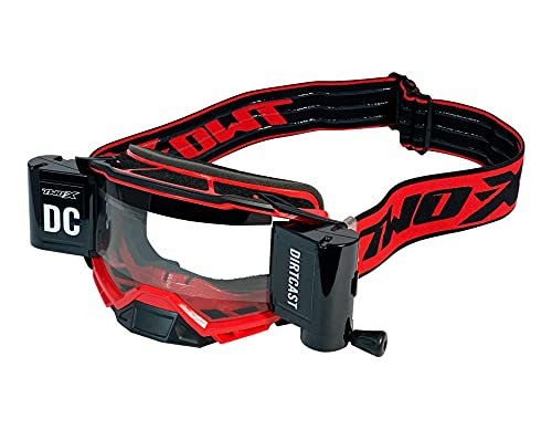 TWO-X Cross-Brille - Roll Off - ATOM Dirtcast - Motocross-Brille mit klarem Glas - Enduro & Downhill - Schutz-Brille - Inferno-Rot TWO-X Cross-Brille - Roll Off - ATOM Dirtcast - Motocross-Brille mit klarem Glas - Enduro & Downhill - Schutz-Brille - Inferno-Rot von TWO-X