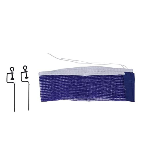 Tischtennisnetz, 80 cm Länge, 15 cm Höhe, Blaues Tischtennisnetz mit 2 Halterungen, Professionelles Tischtennisnetz, Netzersatz Tischtennisnetz, 80 cm Länge, 15 cm Höhe, Blaues Tischtennisnetz mit 2 Halterungen, Professionelles Tischtennisnetz, Netzersatz von TYCIONG