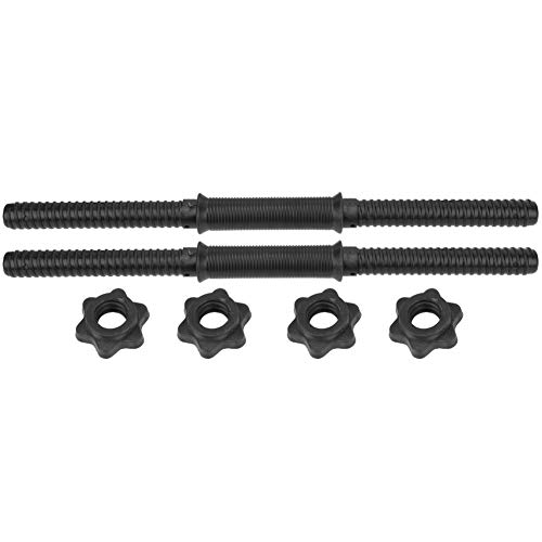 Verstellbares Hantelset Trag 52×8×5 2-teiliges Set für Fitnessstudio, Heimtraining, Hantelstangen, Gewichthebergriffe mit 4 Spinlock-Kragen von TYCIONG