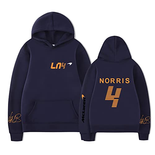 TYI Unisex Lando-Norris Hoodie Sweatshirt Harajuku Cartoon Hip Hop Mode Kleidung F1 Racing Fans Männer/Frauen Hoodie (10,L) von TYI