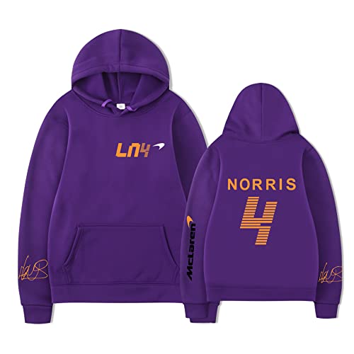 TYI Unisex Lando-Norris Hoodie Sweatshirt Harajuku Cartoon Hip Hop Mode Kleidung F1 Racing Fans Männer/Frauen Hoodie (S-3XL) (12,XXL) von TYI