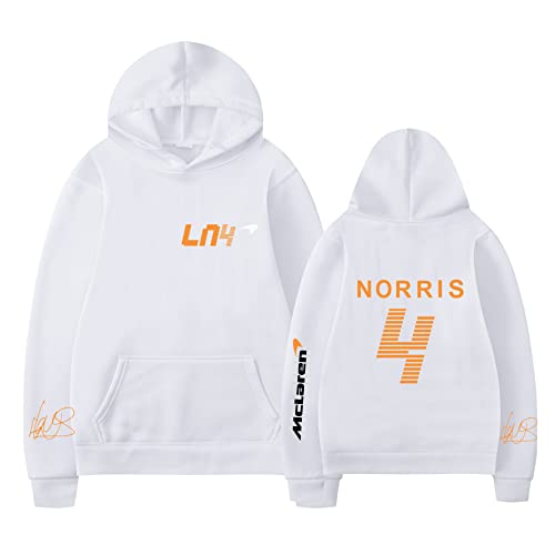TYI Unisex Lando-Norris Hoodie Sweatshirt Harajuku Cartoon Hip Hop Mode Kleidung F1 Racing Fans Männer/Frauen Hoodie (S-3XL) (16,3XL) von TYI