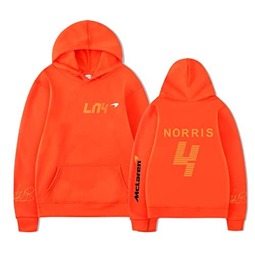 TYI Unisex Lando-Norris Hoodie Sweatshirt Harajuku Cartoon Hip Hop Mode Kleidung F1 Racing Fans Männer/Frauen Hoodie (S-3XL) (3,XL) von TYI