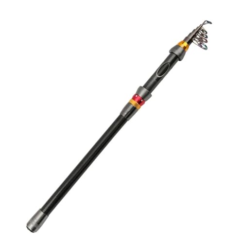 Rotierende Angelrute 1,8 m-3,6 m Carbon Teleskop Angelrute Rotierende Angelrute Reise Meer Stange Karpfen Stange Teleskop Meer Angelrute Fishing Spinnrute(3.0 m) von TYNXK