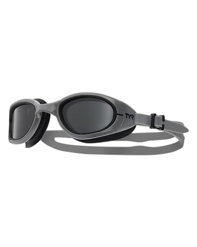 TYR Adult Special Ops 2.0 Polarized Swim Goggles, Smoke/Grey von TYR