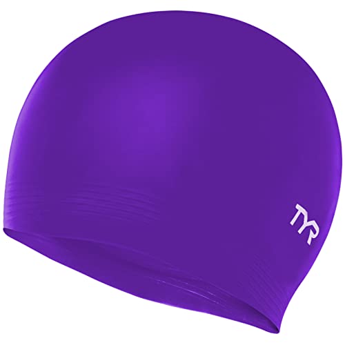 Tyr Adulte Unisexe SOLID Bonnet de bain Latex, Purple, Einheitsgröße Tyr Adulte Unisexe SOLID Bonnet de bain Latex, Purple, Einheitsgröße von TYR