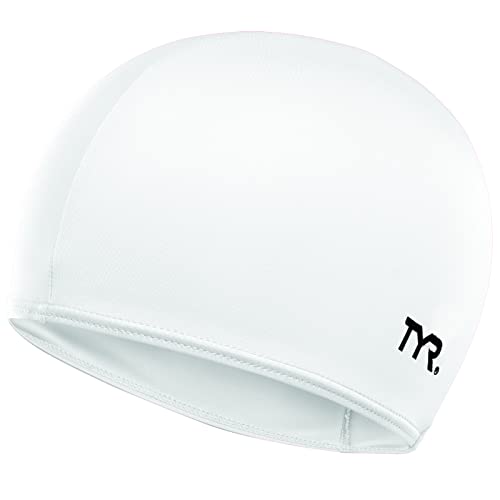 Tyr Adulte Unisexe SOLID Bonnet de bain Lycra, White, Einheitsgröße Tyr Adulte Unisexe SOLID Bonnet de bain Lycra, White, Einheitsgröße von TYR