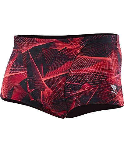 TYR Axis All Over Trunk Herren Badehose, M rot von TYR