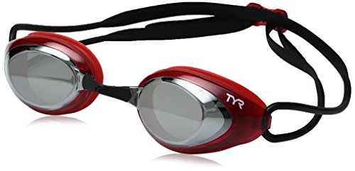 TYR Blackhawk Racing verspiegelt Google, Unisex, Silver/Red/Black, Einheitsgröße von TYR