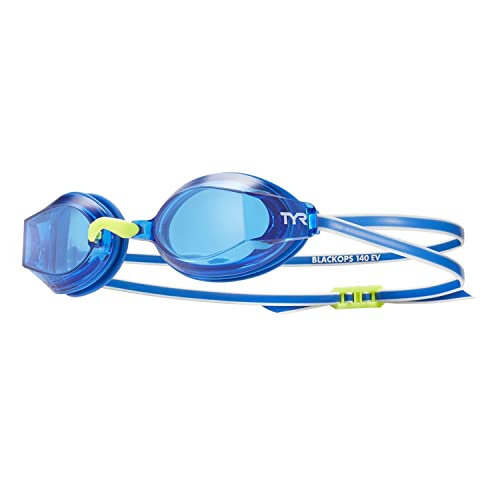 TYR Blackops 140 EV Racing Goggles Junior Fit, Blue/Blue/Blue von TYR