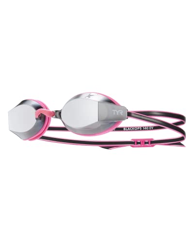 TYR Blackops 140 EV Racing Mirrored Goggles Junior Fit, Silver/Pink/Black TYR Blackops 140 EV Racing Mirrored Goggles Junior Fit, Silver/Pink/Black von TYR