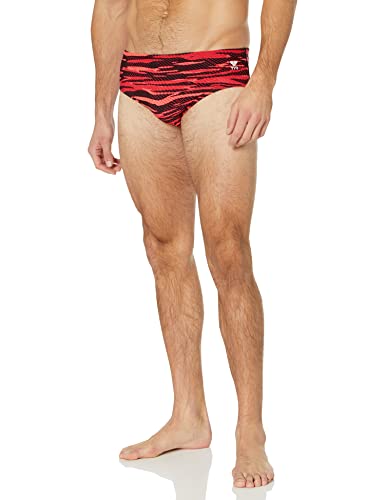 TYR Crypsis Racer Herren Badehose, XL rot von TYR