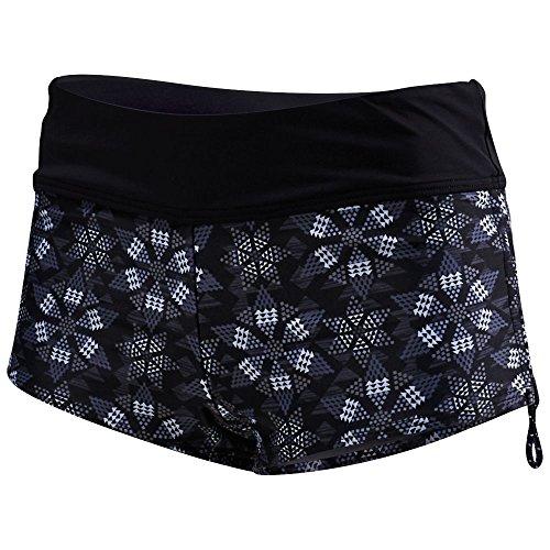 TYR Damen Edessa Della Boyshort Swim Suit, Noir/Gris, M TYR Damen Edessa Della Boyshort Swim Suit, Noir/Gris, M von TYR