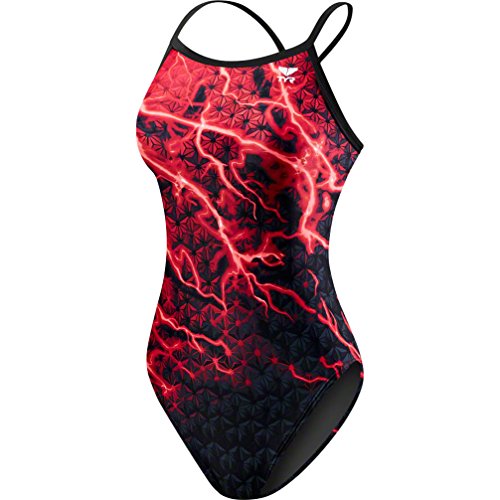 TYR Damen Illume Diamondfit Swim Suit, Rouge, 30 von TYR