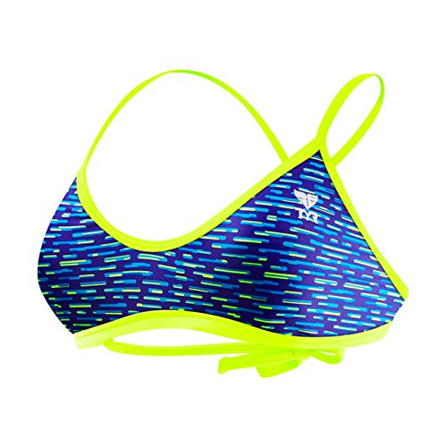 TYR Damen Vitality Crosscut TIEBACK TOP Swim Suit, bleu, M TYR Damen Vitality Crosscut TIEBACK TOP Swim Suit, bleu, M von TYR